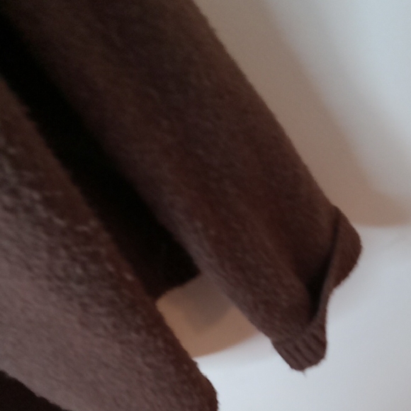 Aerie Women's Size Medium Deep Brown Button-Up Cardigan. Knobby - Picture 4 of 11